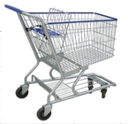 4 koła Metalowy wózek na zakupy Ruchomy rozkładany ręczny wózek na zakupy