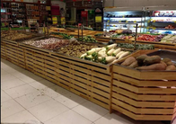 Stojak drewniany Supermarket