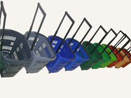 Wiele plastikowy wózek na kółkach Koszyk na zakupy z kółkami do sklepu spożywczego / supermarketu