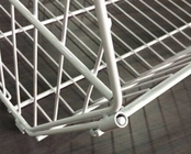 Stojak metalowy Supermarket Narożne kosze do przechowywania drutu / kosze z drutu metalowego