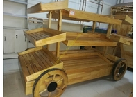 3-warstwowe drewniane półki do przechowywania